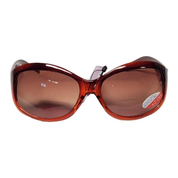 Design Line SunReaders +2.00 Brown - Picture 1 of 6